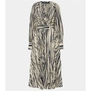 Proenza Schouler ‘Carol’ Black and White Striped Dress, Size 4, NWT